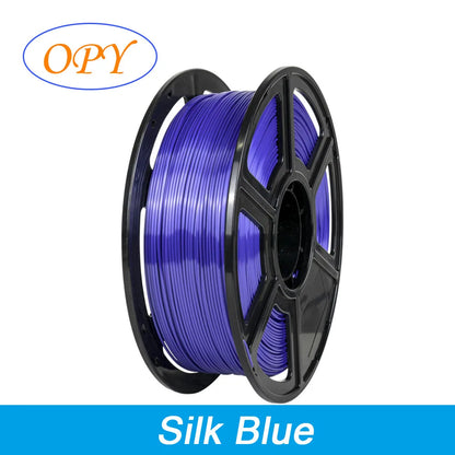 Silk PLA Filament 1.75mm – 1kg Sample Gold, Silver, Copper, Metal Gray, Blue & Green