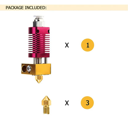 AOKIN MK8 Extruder Hotend Kit – 0.4mm Nozzle for Ender 3 / CR-10
