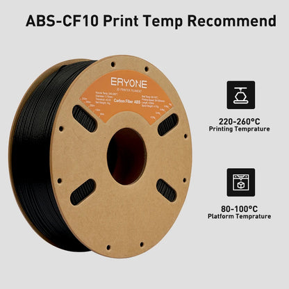 Eryone ABS-CF Carbon Fiber Filament 1.75mm – 1kg High-Stiffness Engineering Filament