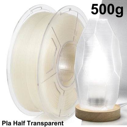 PLA Transparent Filament 1.75mm – 250g / 500g / 1kg Clear Material for FDM 3D Printers