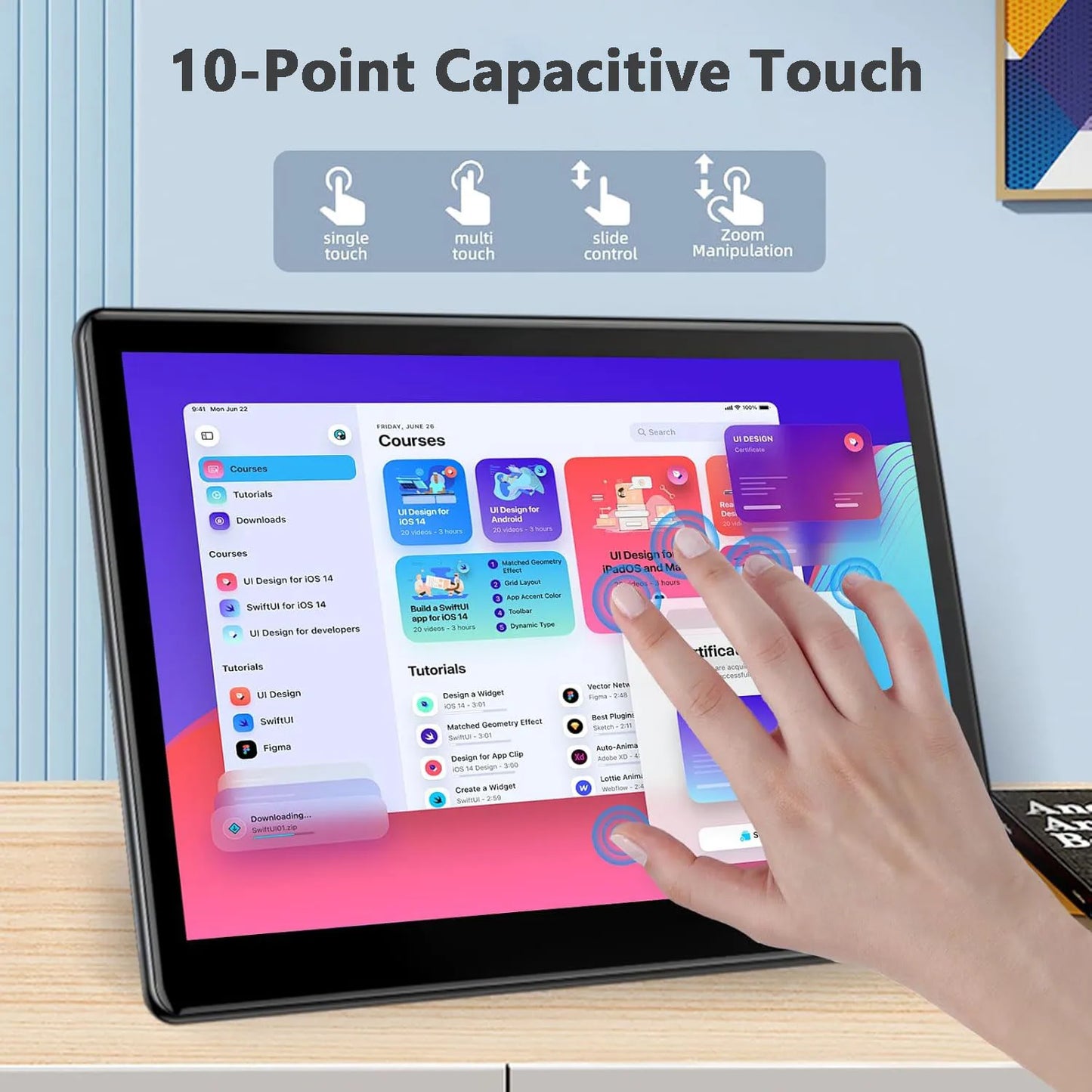 13.3" Touchscreen Portable Monitor