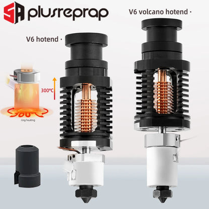 E3D V6 Hotend Upgrade Kit – Ceramic Heating Core, Bimetal Heatbreak & Hardened Steel Nozzle for CR-10 / Voron / Ender 3