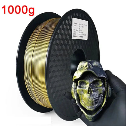 EasyThreed Dual Color Silk PLA Filament 1.75mm – 1kg Multicolor for FDM 3D Printers