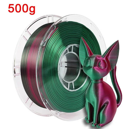 EasyThreed Dual Color Silk PLA Filament 1.75mm – 1kg Multicolor for FDM 3D Printers
