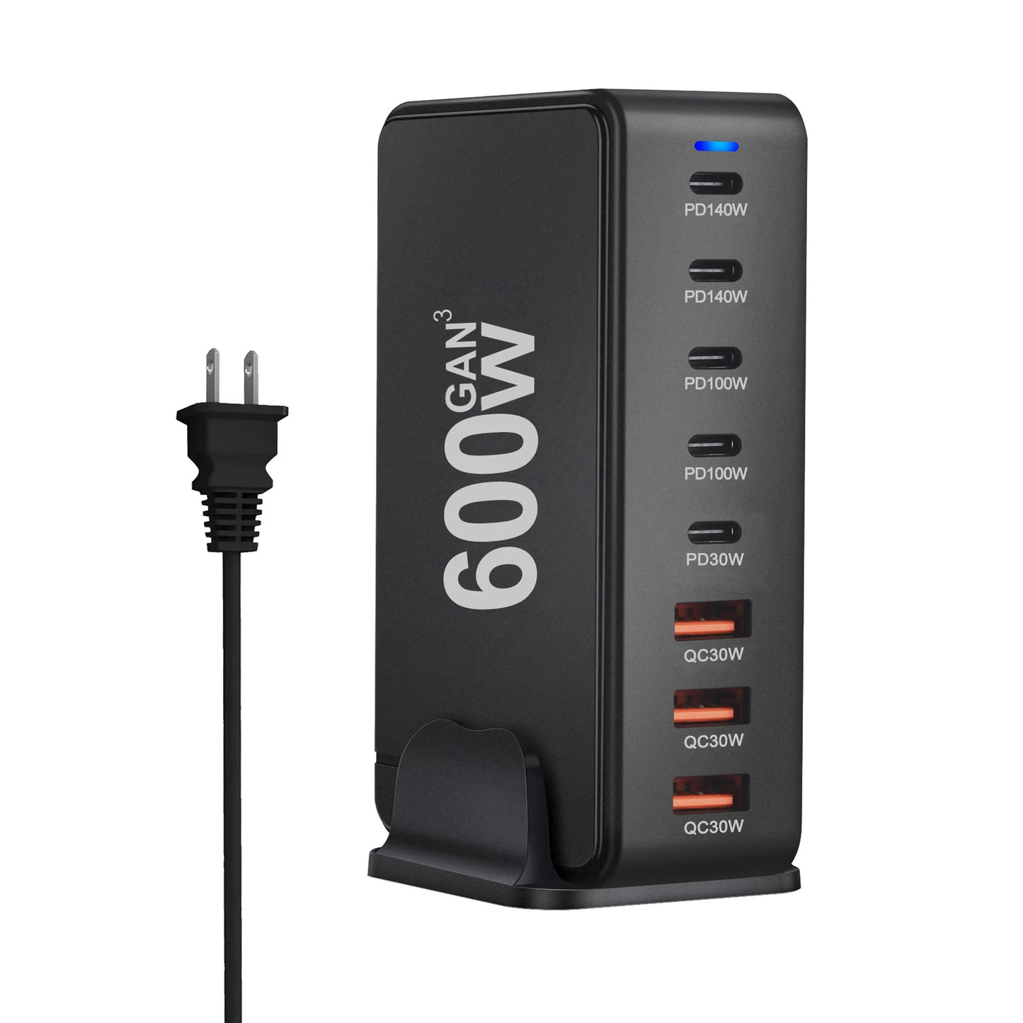 600W Multi-Port GaN Charger