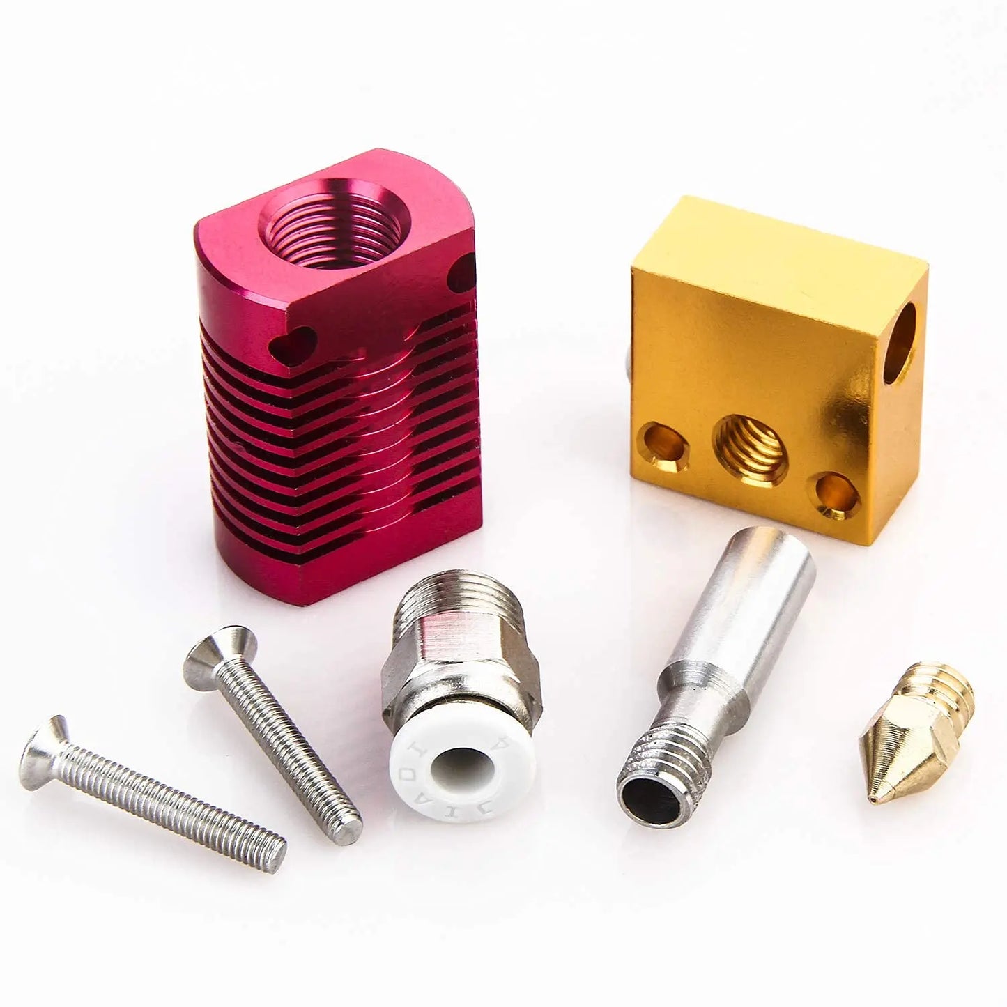 Creality Ender 3 / V2 / Pro Assembled Metal Hotend Kit – Heat Block, Nozzle & Thermistor Replacement