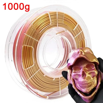 EasyThreed Dual Color Silk PLA Filament 1.75mm – 1kg Multicolor for FDM 3D Printers