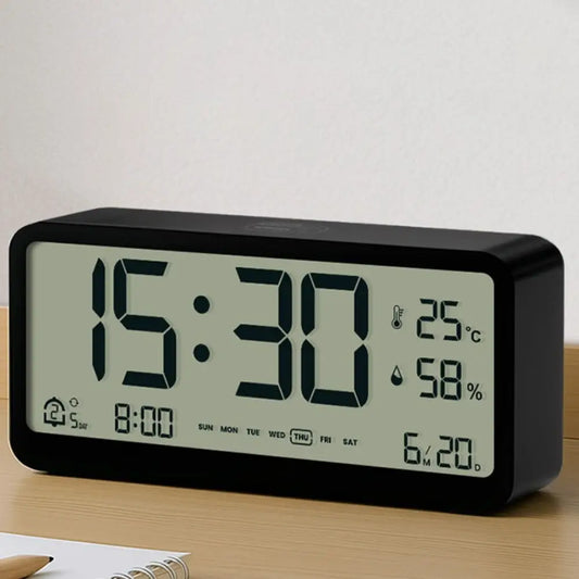 LED Smart Alarm Clock with Temperature Display