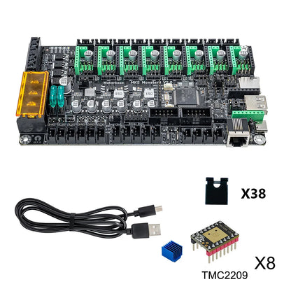 Makerbase MKS Monster8 – 32-Bit 3D Printer Control Board with TMC2209 for Voron / Octopus