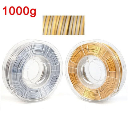 EasyThreed Dual Color Silk PLA Filament 1.75mm – 1kg Multicolor for FDM 3D Printers