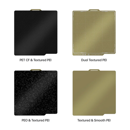 PEI Build Plate for Bambu Lab P1P / P1S – Flexible Spring Steel Sheet