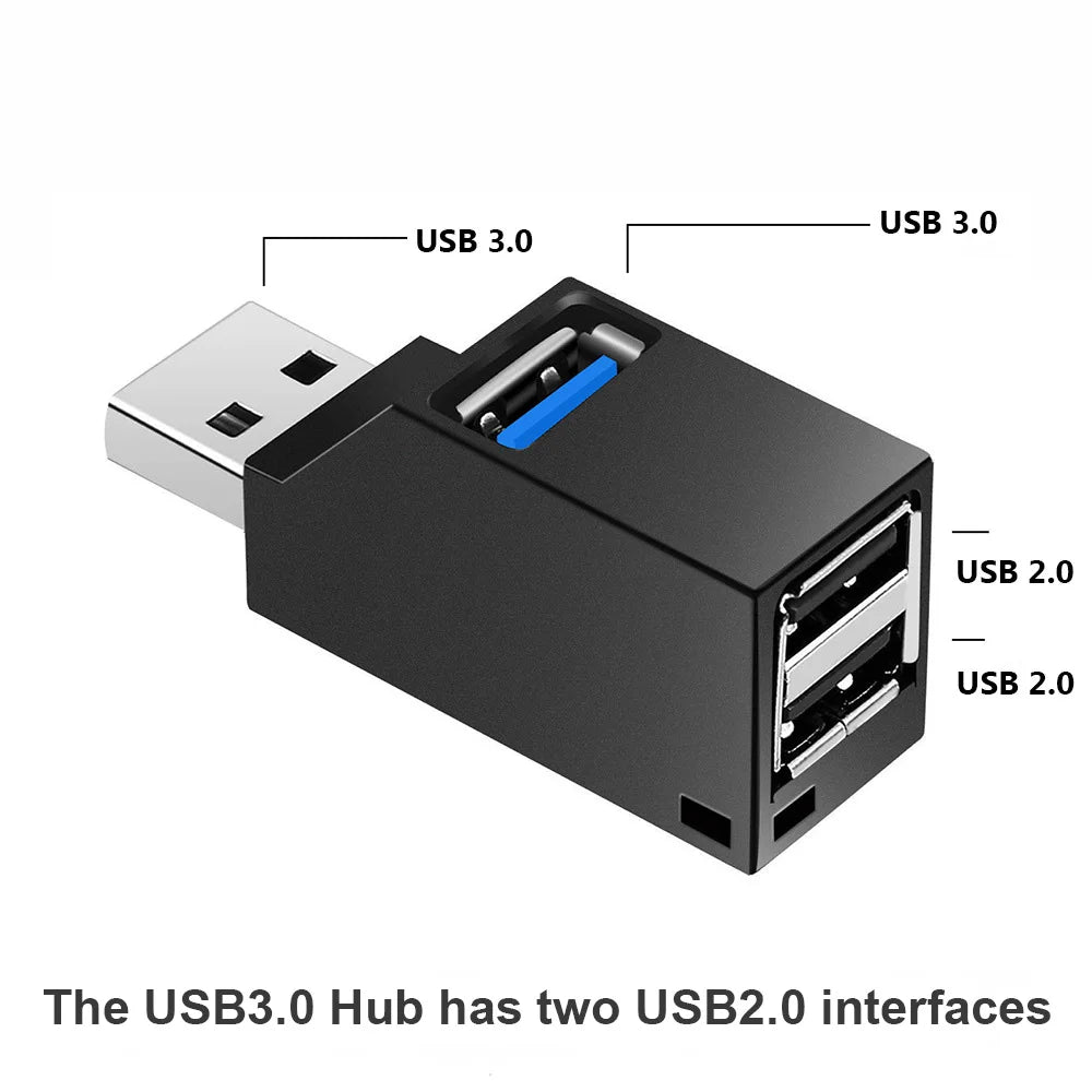 3-Port USB Hub