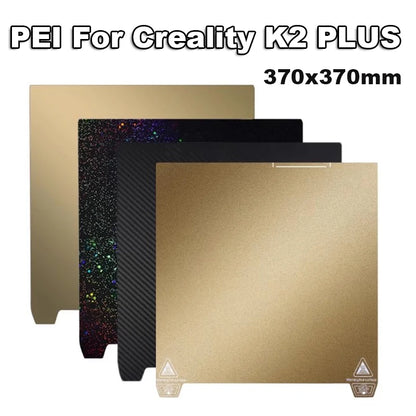 Creality K2 Plus Build Plate – Double-Sided PEI / PEY / PEO / PET Spring Steel Sheet