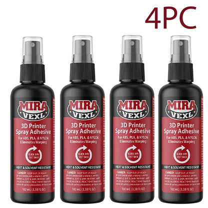 3D Printer Bed Adhesive Spray – Anti-Warping Easy Release for PLA, ABS, PETG & TPU