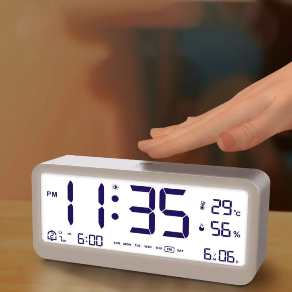 LED Smart Alarm Clock with Temperature Display