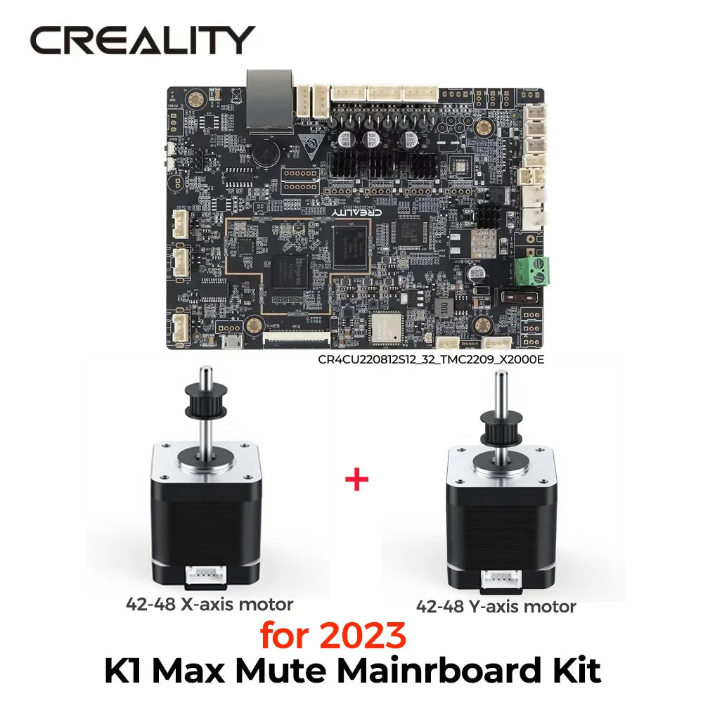 Creality K1 / K1 Max Silent Motherboard – 32-Bit CR4CU220812S12 TMC2209 X2000E Upgrade