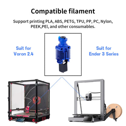 High-Speed Hotend Kit – Upgraded J-Head Extruder for Ender 3 / CR-10 / Voron 2.4
