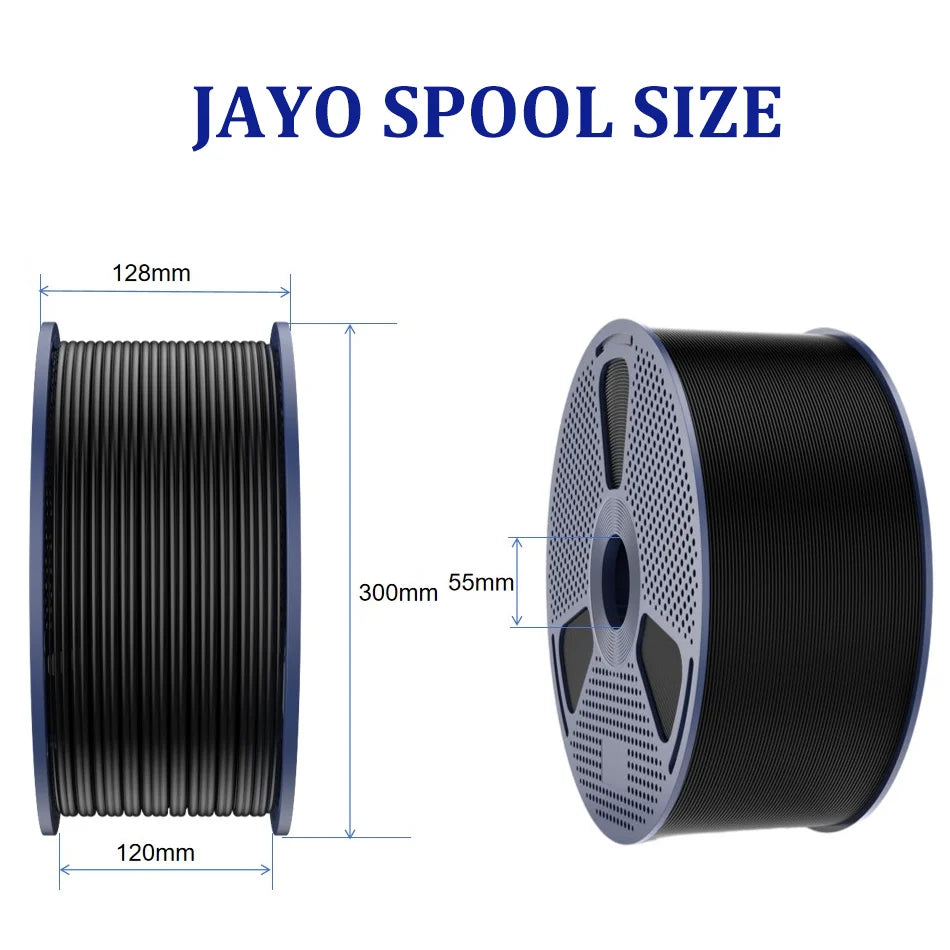 JAYO PLA / ABS / PETG / PLA+ Filament 1.75mm – 5kg High Toughness Neatly Wound Spool