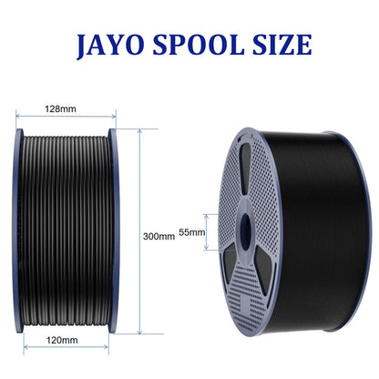 JAYO PLA / ABS / PETG / PLA+ Filament 1.75mm – 5kg High Toughness Neatly Wound Spool
