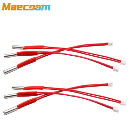 MK8 Thermistor Kit – NTC 100K Replacement Thermistor for 3D Printer Hotend