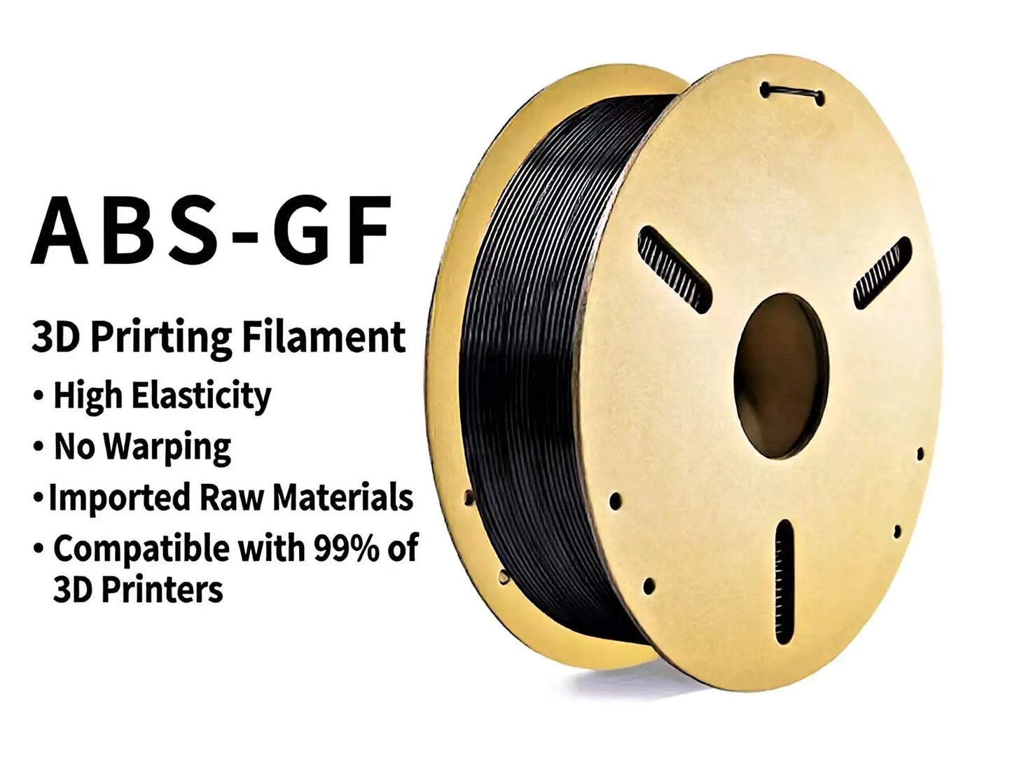 ABS-GF Glass Fiber Reinforced ABS Filament 1.75mm – High Strength, High Stiffness & Heat Resistant