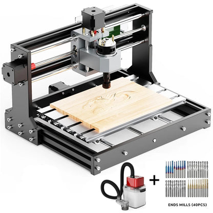 TTC3018 CNC Router & Laser Engraver – Desktop 3-Axis Milling Machine