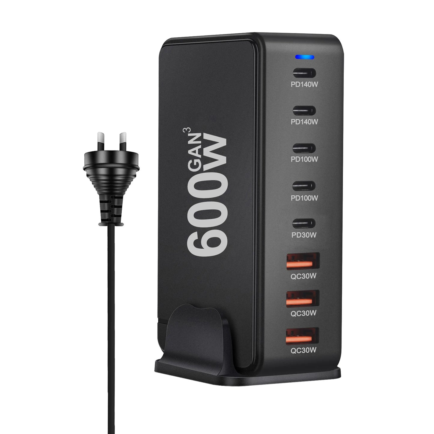 600W Multi-Port GaN Charger