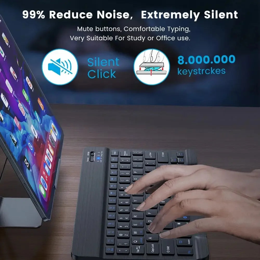 Ultra-Slim Wireless Bluetooth Keyboard