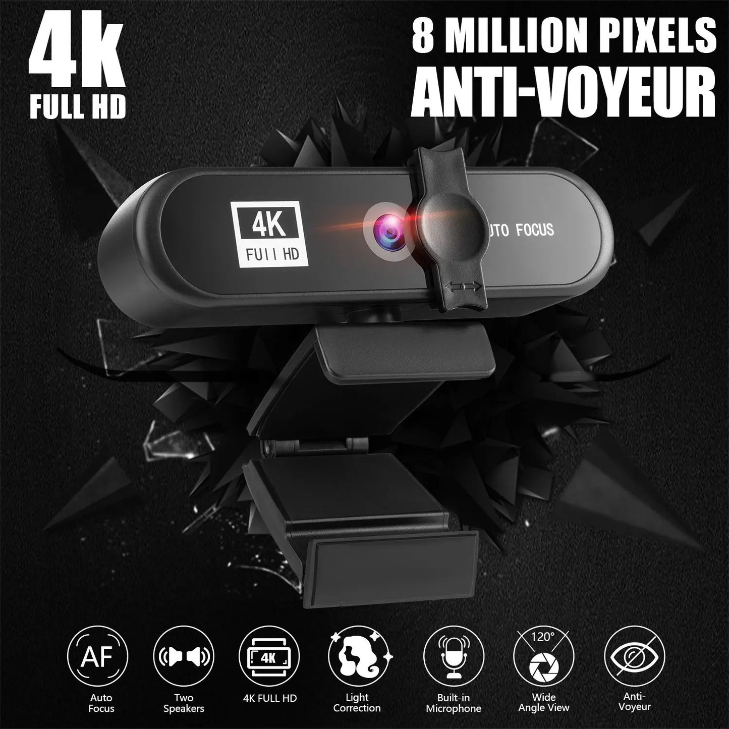 8K Autofocus Webcam