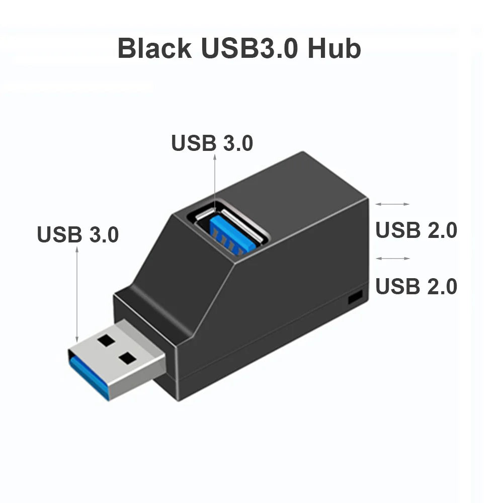 3-Port USB Hub