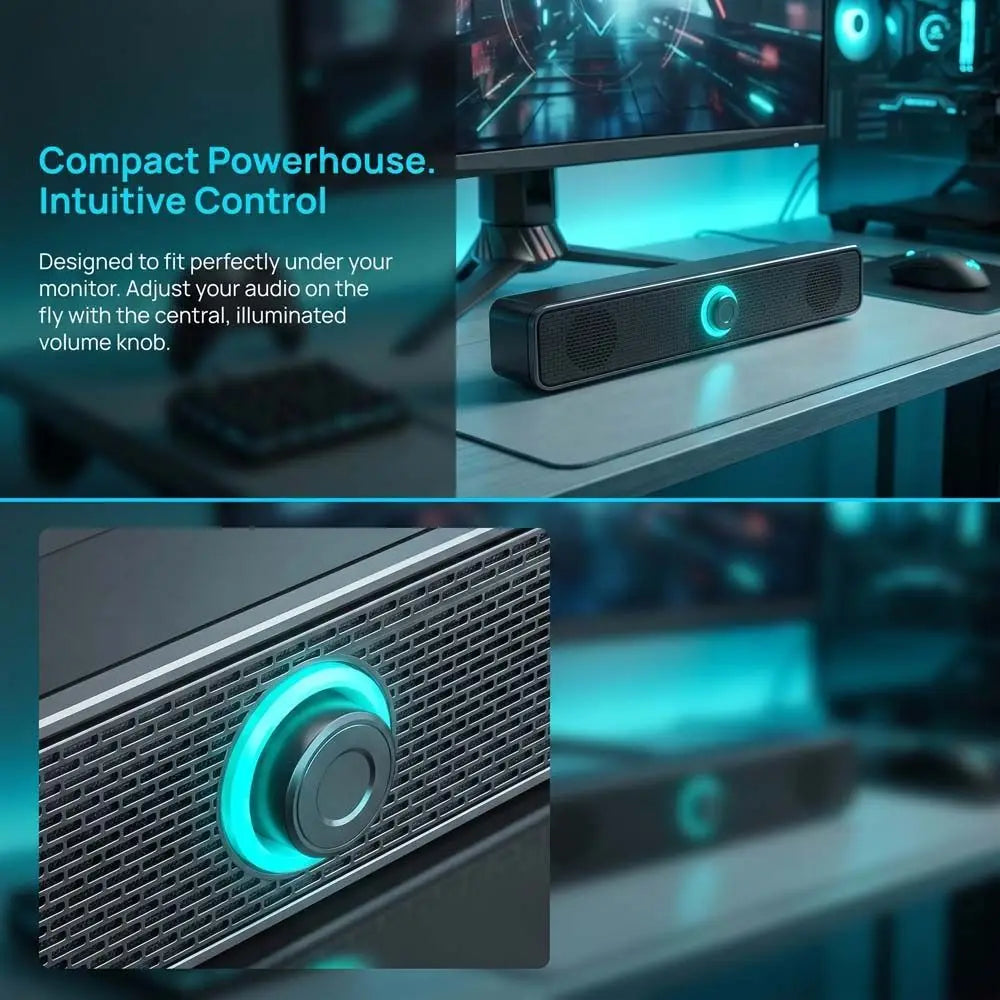 USB Powered PC Soundbar