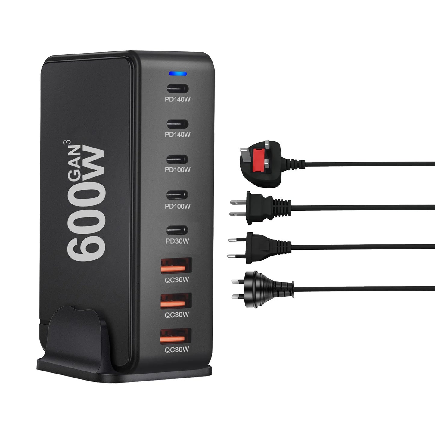 600W Multi-Port GaN Charger