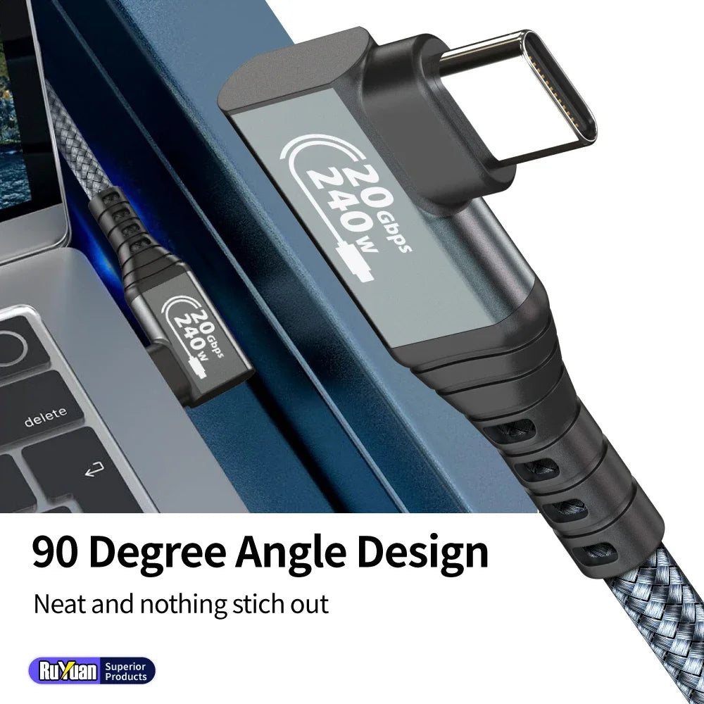 USB-C Data Cable 20Gbps 240W