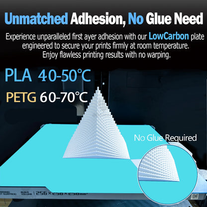 Bambu Lab P2S Build Plate – Double-Sided 257x257mm Heated Bed Print Surface