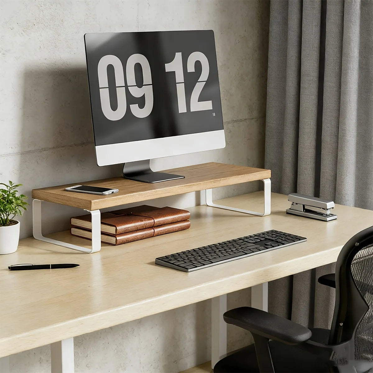 Wooden Monitor Stand
