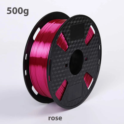 Silk PLA Filament – 1.75mm Shiny Metallic Finish 3D Printer Filament