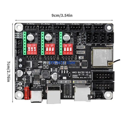 Makerbase MKS DLC32 V2.1 – 32-Bit GRBL Offline Controller Board for CNC Laser Engravers
