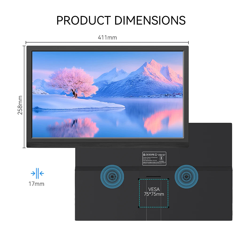 17.3" Portable Monitor
