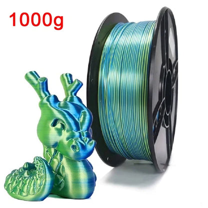 EasyThreed Dual Color Silk PLA Filament 1.75mm – 1kg Multicolor for FDM 3D Printers