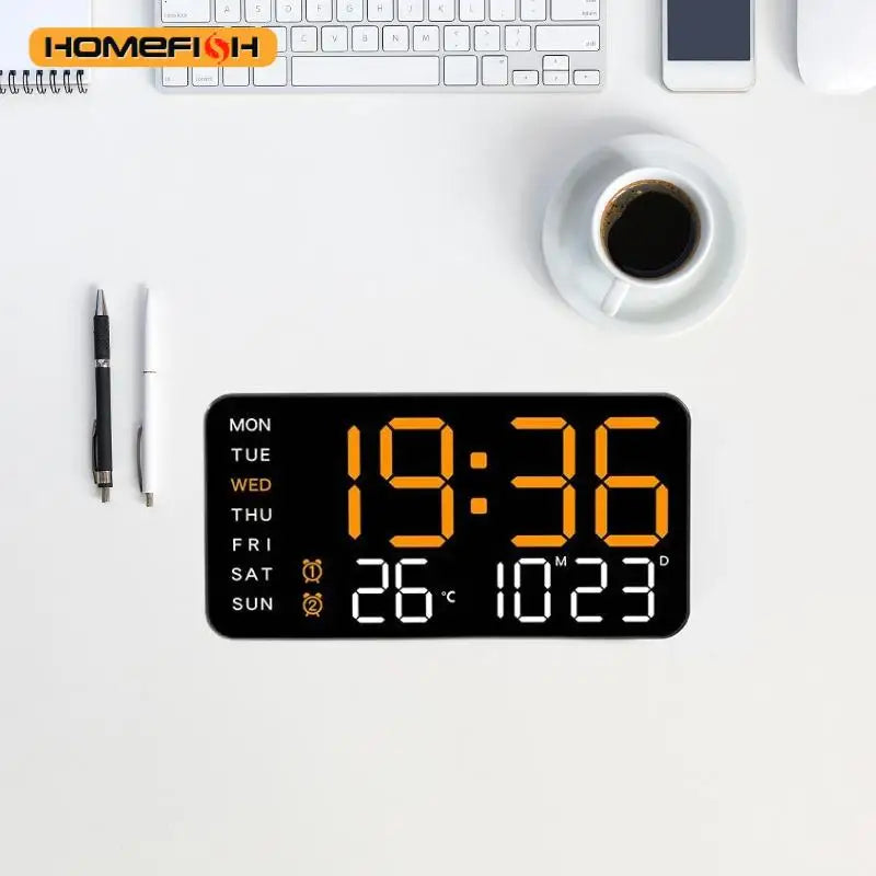 Large Digital Wall Clock