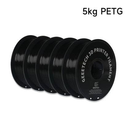 Geeetech PETG Filament 1.75mm – 5kg Vacuum Packed Colorful Spool for FDM 3D Printers