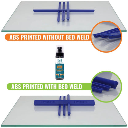 3D Printer Bed Adhesion Aid & Deburring Finishing Tool – Strong Hold, Easy Lift-Off