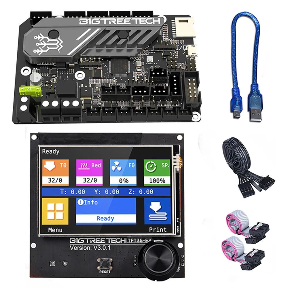 BIGTREETECH SKR Mini E3 V3.0 – 32-Bit Motherboard with TMC2209 & Raspberry Pi Support
