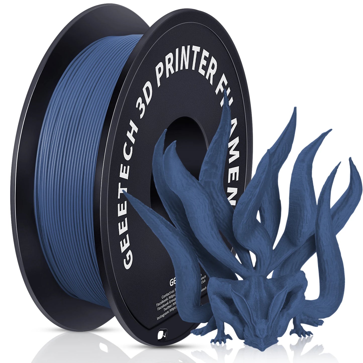Geeetech Matte PLA Filament 1.75mm – 1kg Spool Vacuum Packed for FDM 3D Printers
