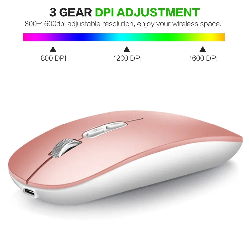 Silent Rechargeable Wireless Mouse
