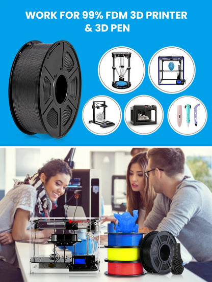 ABS Filament 1.75mm – 1kg Spool for Most FDM 3D Printers