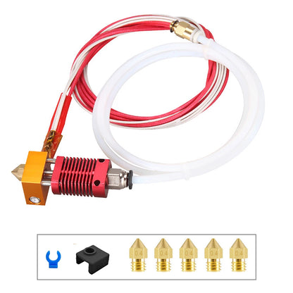 Creality Ender 3 / V2 / Pro Assembled Metal Hotend Kit – Heat Block, Nozzle & Thermistor Replacement