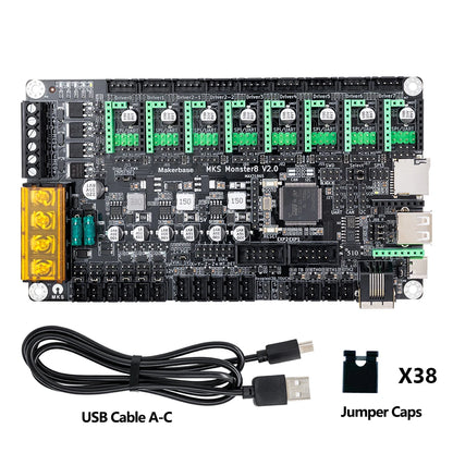 Makerbase MKS Monster8 – 32-Bit 3D Printer Control Board with TMC2209 for Voron / Octopus