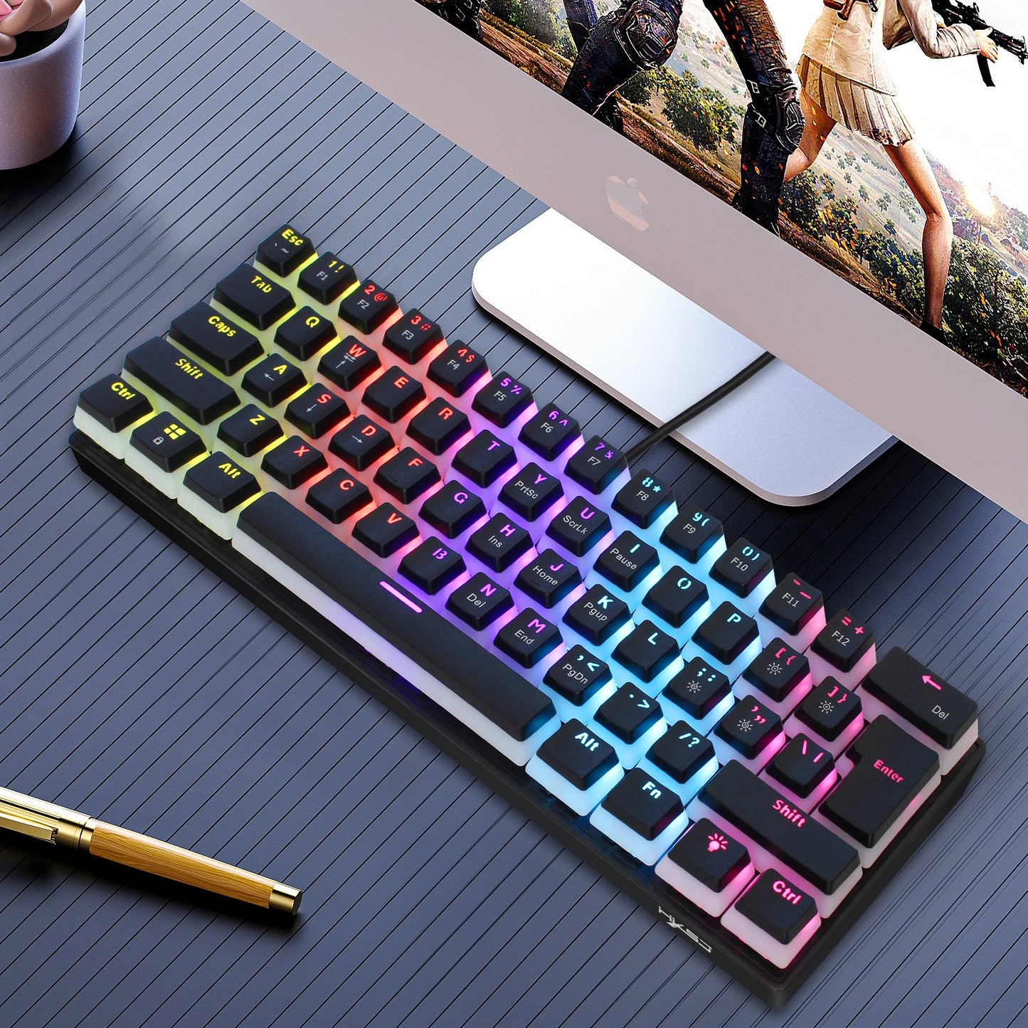 61-Key Mechanical Keyboard