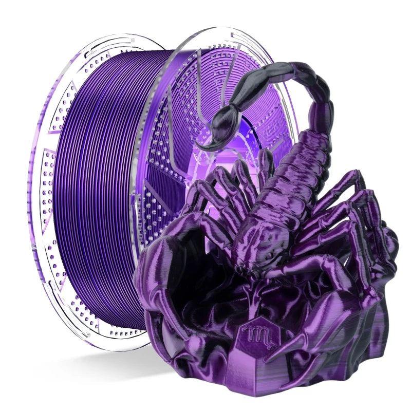 Conjure PLA 1.75mm Black Red Dual Color Filament 1KG